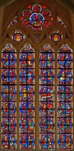セントジェームスウィンドウと失われた扶養家族の伝説を描いたウィンドウw210 作： French School