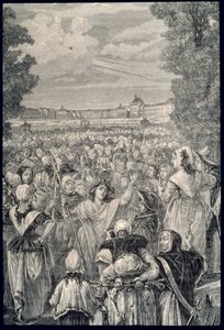 1789年10月56日ベルサイユの女性行進 作： French School