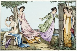キャッシュをプレーする女性たちスポーツとスキルゲーム" 作： French School
