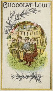 視覚障害者のための執筆、1830 作： French School