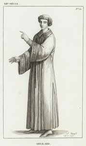 12世紀、アベイラード（彫刻作品 作： French School