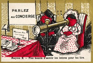 X線-もう手紙を開いて読む必要はない（クロモリト 作： French School