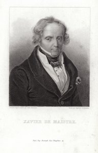 Xavier de Maistre、フランスの兵士、作家 作： French School