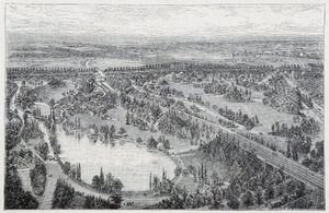 モントゥリス公園全景 作： French School