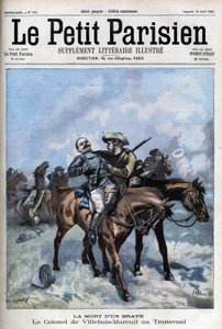 ブール戦争（1899-1902）におけるヴィルボワ・マルイユ将軍の死 - "Le petit Parisien "にて