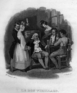 le bon vieillard フランスの詩人・作詞家であるPierre Jean de Beranger（1780-1857）の『Oeuvres completes』（1834年）に収録されているChanson de Beranger。 作： French School