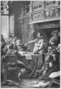 5月2日にホテル・ド・ヴィルに貸し出されたジャン・ギトン（1585-1654）の宣誓書 作： French School