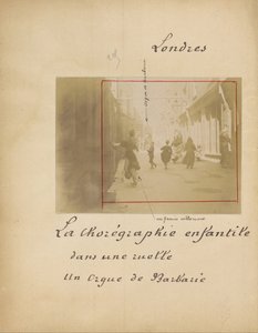 ロンドン。路地の子供振付師UnOigue Barbarie 作： French Unknown maker