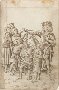 「あなたの右手を万人に渡してはならない」 [fol. 13レクト] 作： French early 16th Century