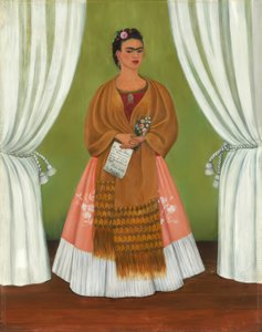 レオン・トロツキーに捧げる自画像 作： フリーダ・カーロ