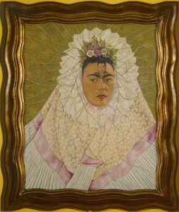 Tehuanaとしての自画像、あるいは私の中のディエゴ 作： フリーダ・カーロ