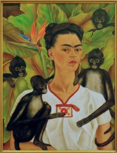サルと自画像