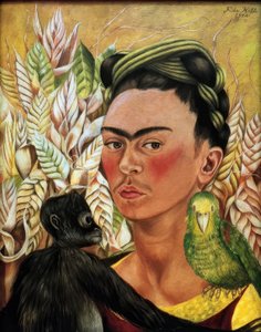 猿とオウムと自画像