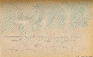 モックムーンの月輪と水平軸の提案、1987年11月24日、1987年 作： Fridtjof Nansen