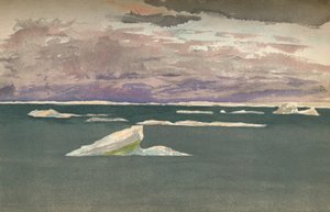 Off the Edge of the Ice-Gathering Storm、1893年9月14日、1897年 作： Fridtjof Nansen