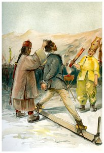 熱い鉄の拷問、1898年。 作： Friedrich Arnold Brockhaus