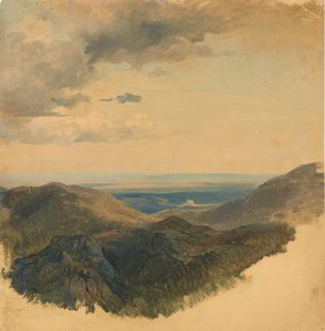 ドナウ渓谷の眺め 作： Friedrich August Mathias Gauermann