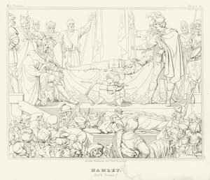 ハムレット」第5幕第2場（彫刻作品 作： Friedrich August Moritz Retzsch