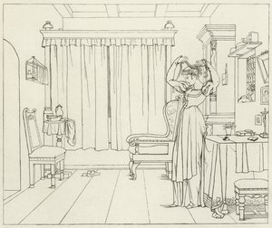 ゲーテのファウストのイラスト 作： Friedrich August Moritz Retzsch
