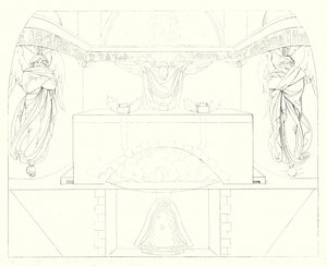 シラーの「Lied von der Glocke（鐘の歌）」の挿絵（彫刻）。
