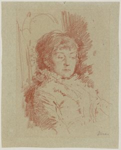 ミナ・カウルバッハの肖像 作： Friedrich August von Kaulbach
