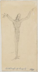 指揮者としての似顔絵カール・ラーマイヤー 作： Friedrich August von Kaulbach