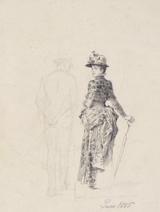 パリ 1885 作： Friedrich August von Kaulbach