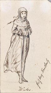 冬の擬人化 作： Friedrich August von Kaulbach