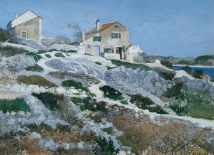 ルシンの漁師の家 作： Friedrich Beck