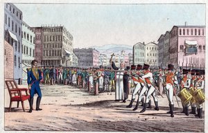 ピッツォ・カラブロでのヨアヒム・ムラートの銃殺刑（10月13日