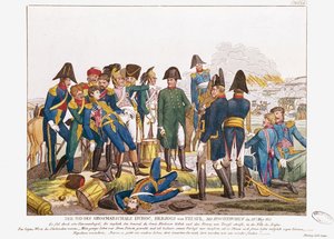 1813年5月22日、バウツェンの戦いでのデュロック元帥の死 作： Friedrich Campe