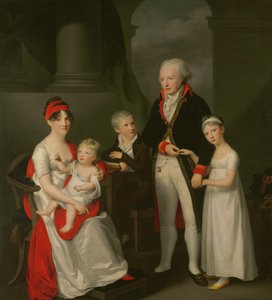 マルクアンドレスシェイ（1759-1814）とその家族、1805年頃