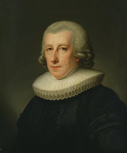 ヨハン・ベルンハルト・クレフェカー牧師の肖像 作： Friedrich Carl Groger