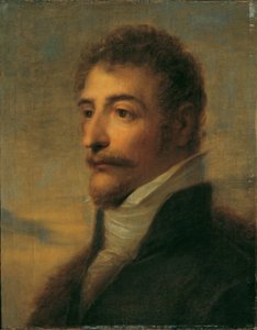 ひげを生やした男の胸像 作： Friedrich Heinrich Fuger