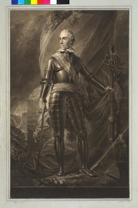 ギデオン・エルンスト・フォン・ラウドン男爵（メゾチント） 作： Friedrich Heinrich Fuger