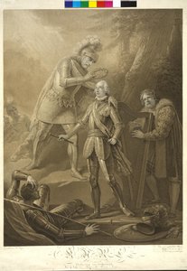ハプスブルク王ルドルフ1世、カール大公を戴冠させる 作： Friedrich Heinrich Fuger