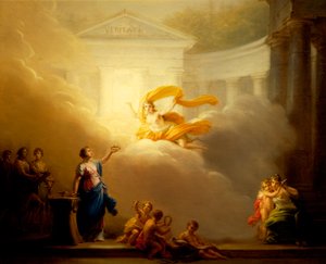 フリードリヒ・ハインリッヒ・フーガー（1751-1818）の「悲劇と喜劇の女神たち」。