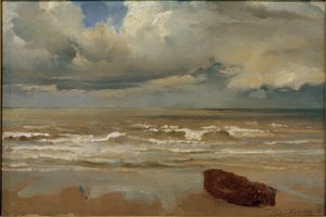ブランケンベルゲ近郊のビーチ 作： Friedrich Karl Hausmann