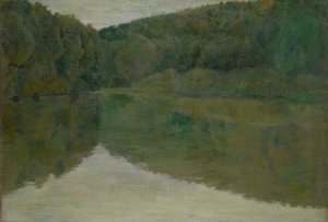 静かな池 作： Friedrich König