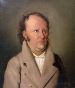 作家ジャン・ポールの肖像 1763-1825, 1810. 作： Friedrich Meier
