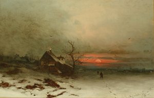 日没で家に帰る 作： Friedrich Nicolai Joseph Heydendahl