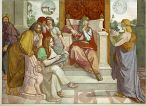 エジプトのヨセフとエジプトの役人ポティファル 作： Friedrich Overbeck