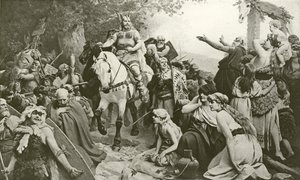 ローマ人へのヘルマンの勝利（グラビア） 作： Friedrich Paul Thumann