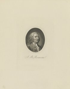 作曲家ジャン・フィリップ・ラモーの肖像1683-1764、1802。 作： Friedrich Wilhelm Bollinger