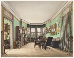 ブッシュヴァルト城の部屋c。 1843