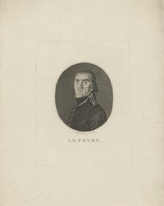 フランソワ=ジョセフ・ルフェーブル将軍1755-1820、1800年。 作： Friedrich Wilhelm Nettling