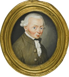 イマヌエル・カントの肖像 1724-1804、1765 作： Friedrich Wilhelm Springer