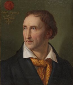 ヨハン・ゴットフリート・シャドー1764-1850、1819の肖像。