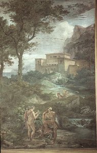 キルケー島のオデュッセウス、オデッセイの情景 作： Friedrich the Elder Preller