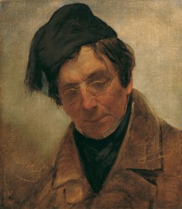 彫刻家ポンペオ・マルケージ 作： Friedrich von Amerling